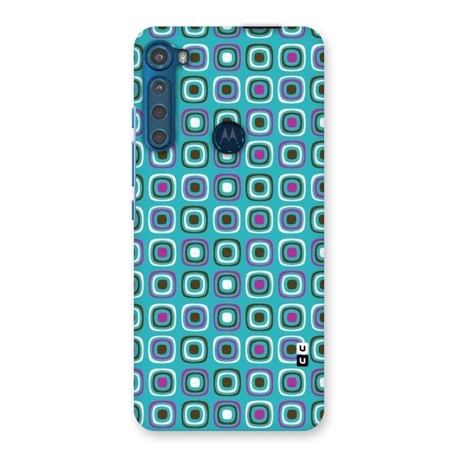 Boxes Tiny Pattern Back Case for Motorola One Fusion Plus