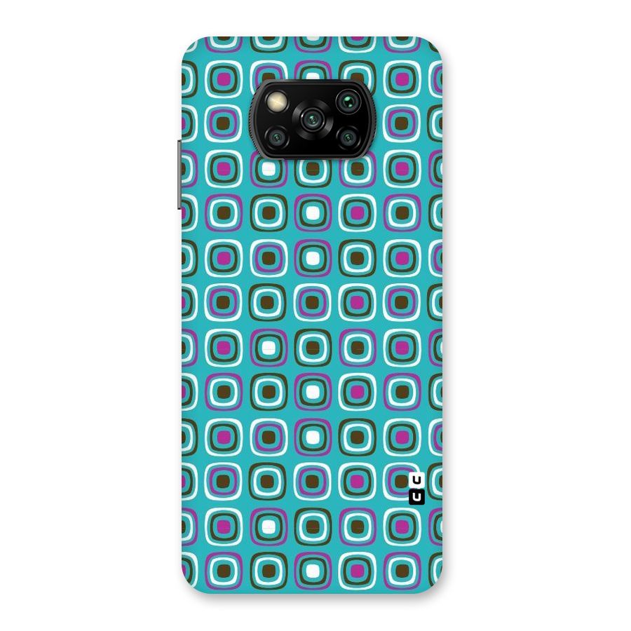 Boxes Tiny Pattern Back Case for Poco X3