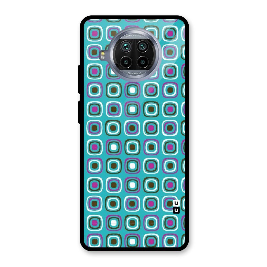 Boxes Tiny Pattern Glass Back Case for Mi 10i