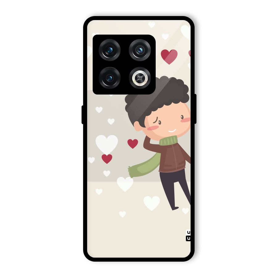 Boy in love Glass Back Case for OnePlus 10 Pro 5G