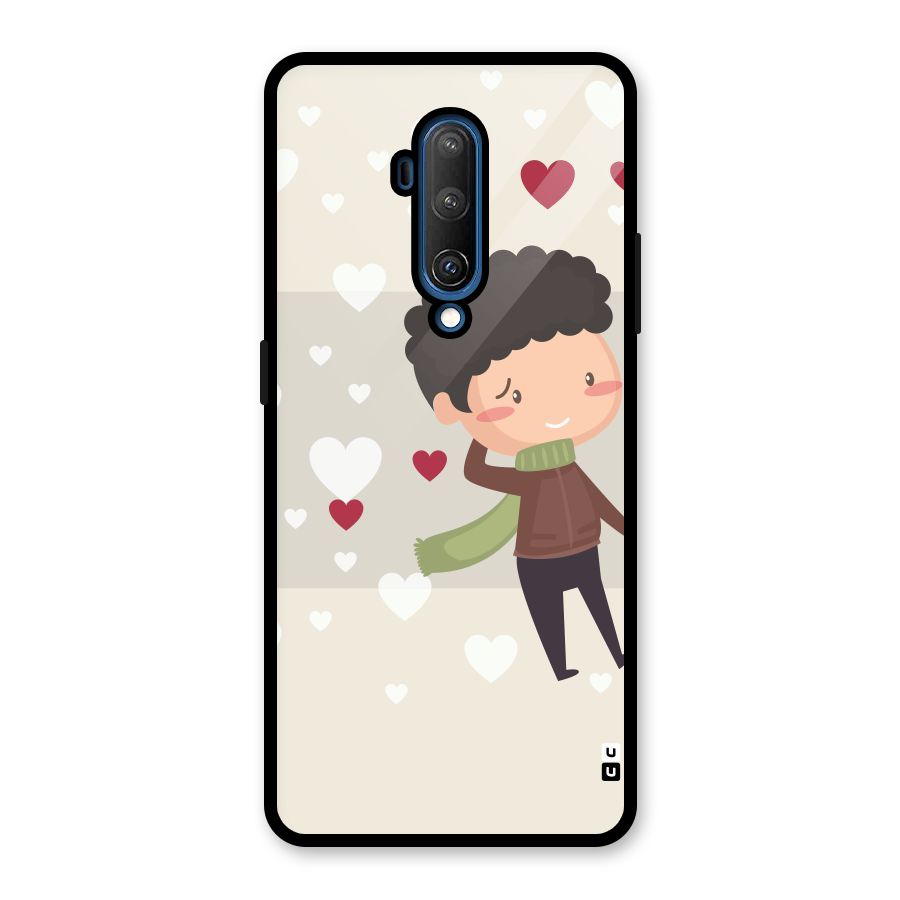 Boy in love Glass Back Case for OnePlus 7T Pro