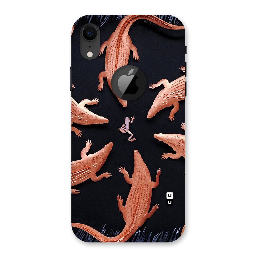 Brave Frog Back Case for iPhone XR Logo Cut