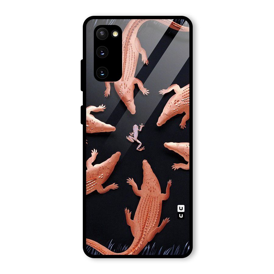 Brave Frog Glass Back Case for Galaxy S20 FE 5G