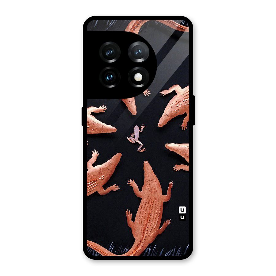Brave Frog Glass Back Case for OnePlus 11