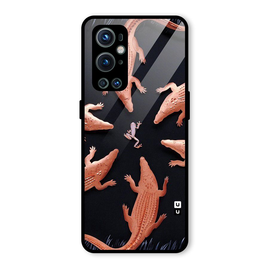 Brave Frog Glass Back Case for OnePlus 9 Pro