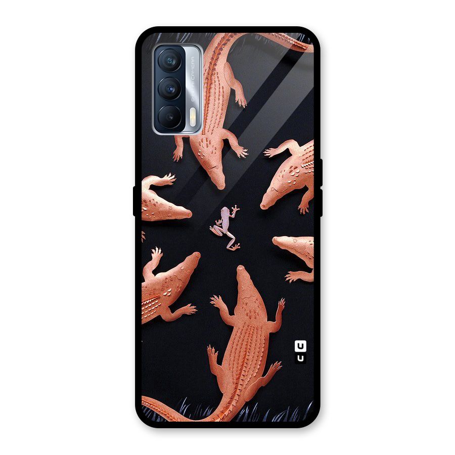 Brave Frog Glass Back Case for Realme X7