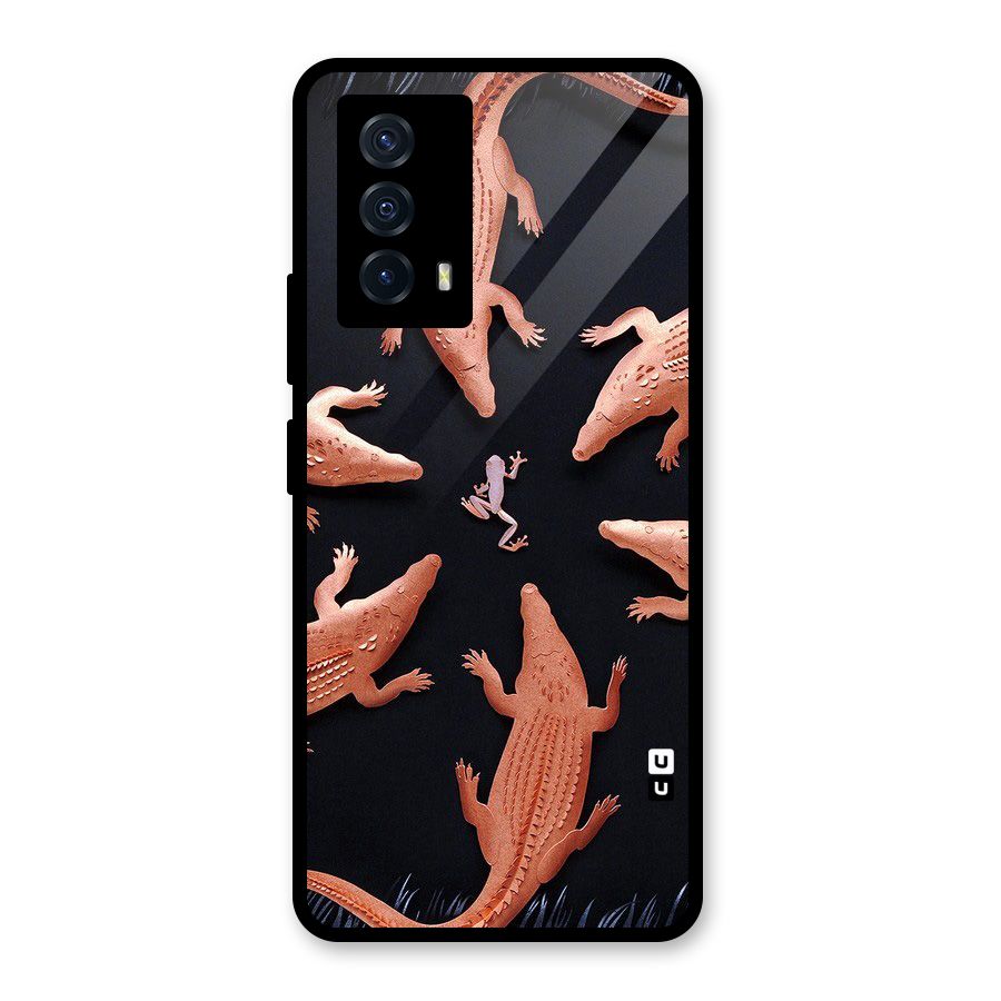 Brave Frog Glass Back Case for Vivo iQOO Z5