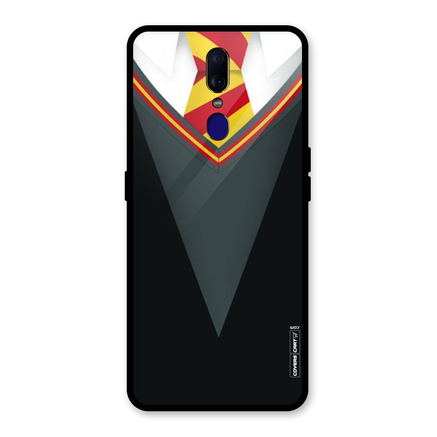 Brave Heart Glass Back Case for Oppo F11