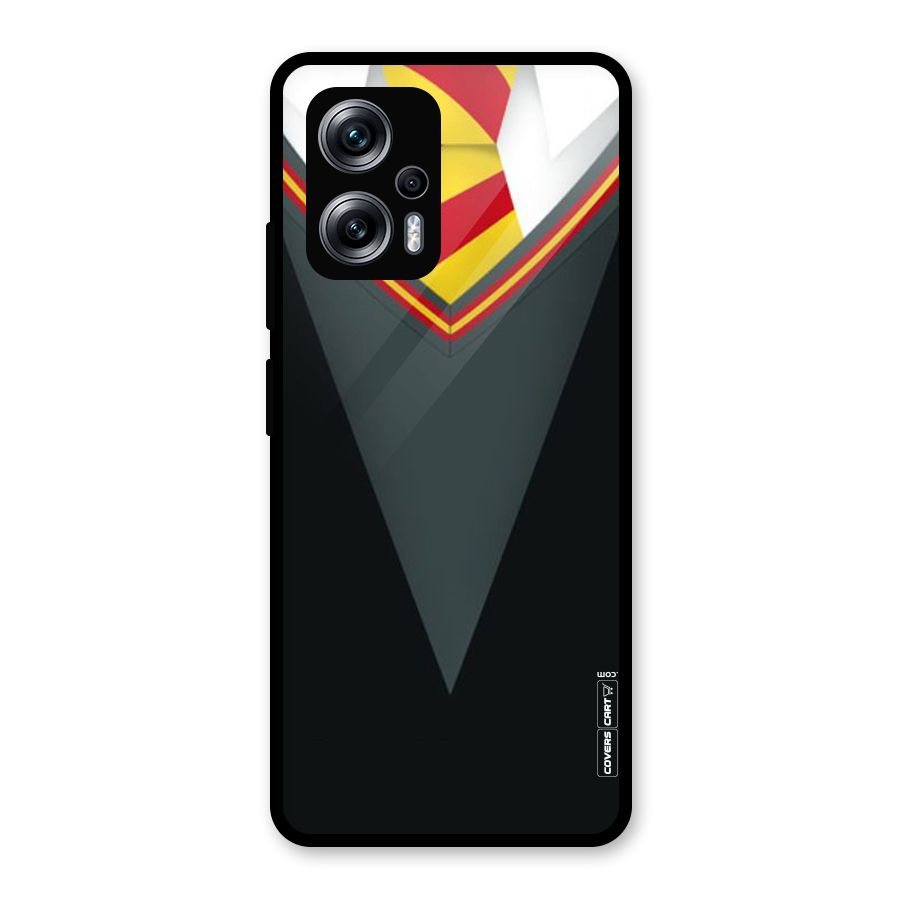 Brave Heart Glass Back Case for Redmi K50i