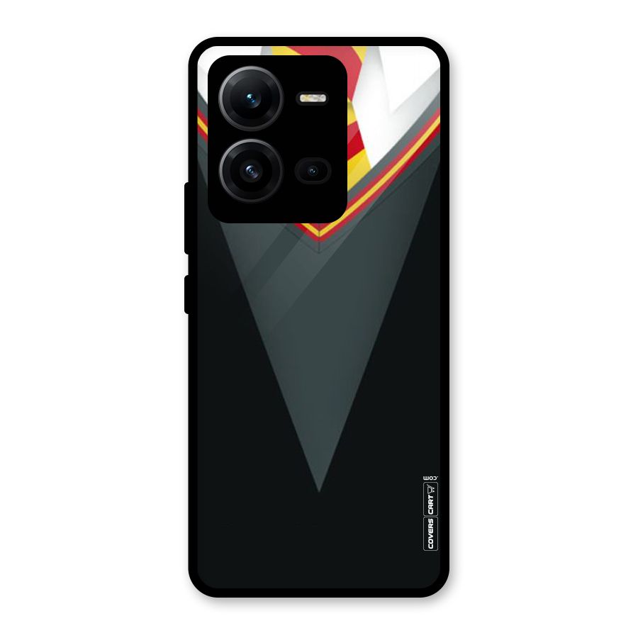 Brave Heart Glass Back Case for Vivo V25
