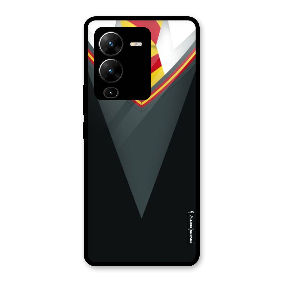 Brave Heart Glass Back Case for Vivo V25 Pro