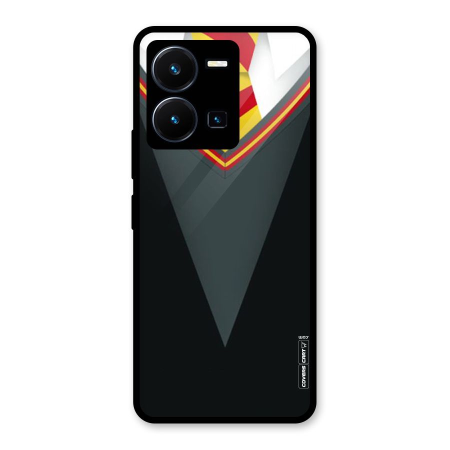 Brave Heart Glass Back Case for Vivo Y35