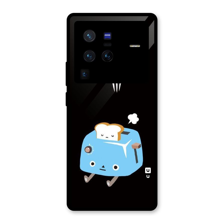 Bread Toast Glass Back Case for Vivo X80 Pro