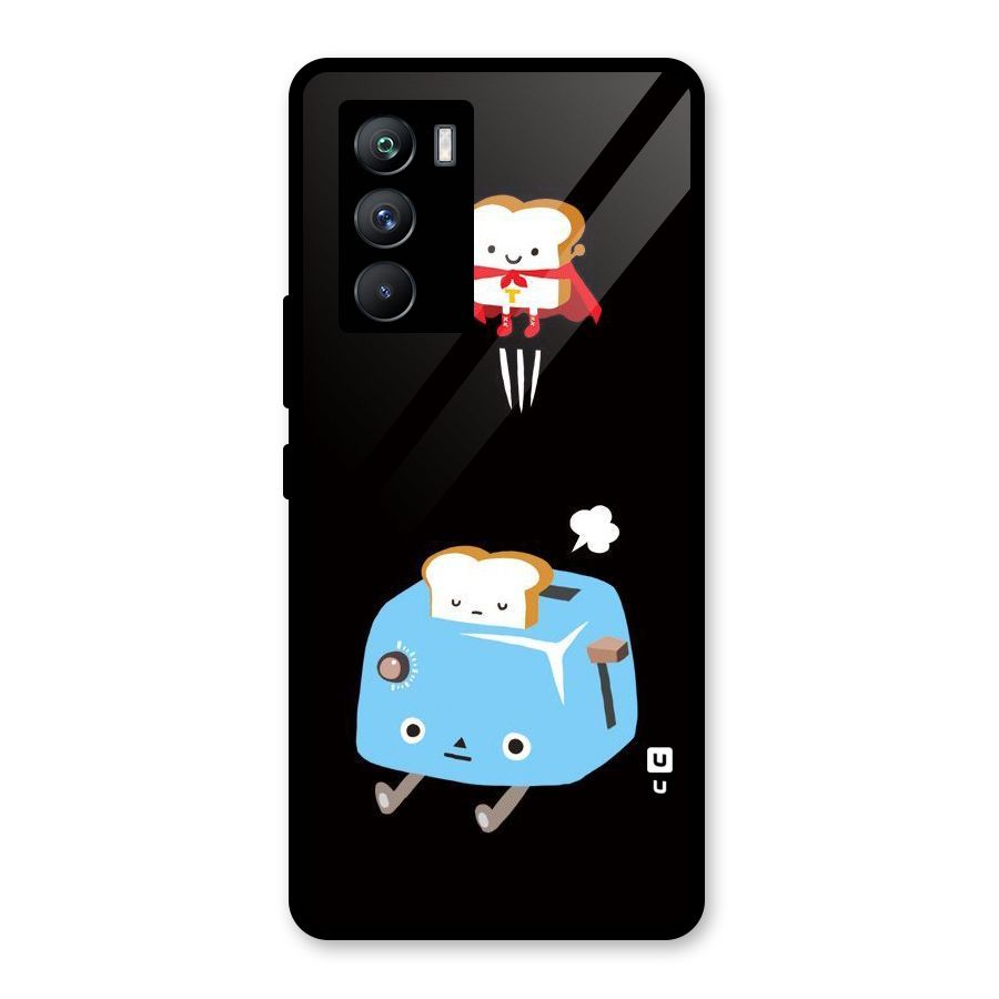 Bread Toast Glass Back Case for Vivo iQOO 9 SE