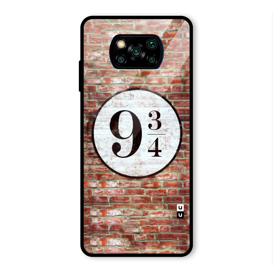 Brick Bang Glass Back Case for Poco X3 Pro