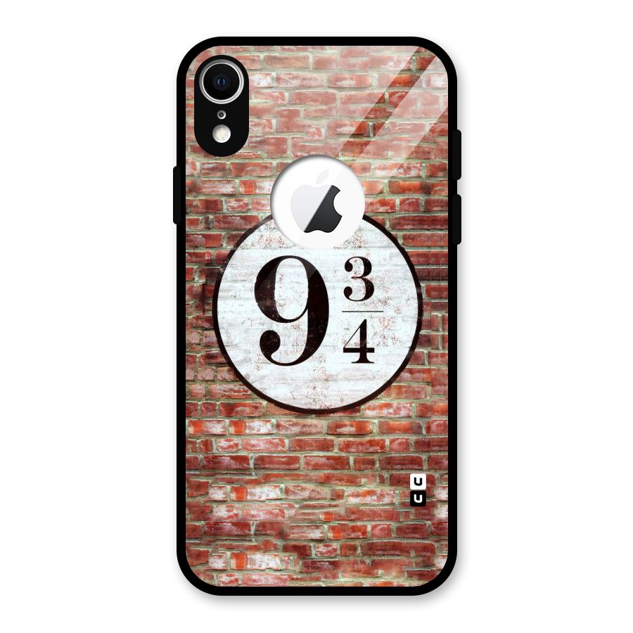 Brick Bang Glass Back Case for iPhone XR Logo Cut