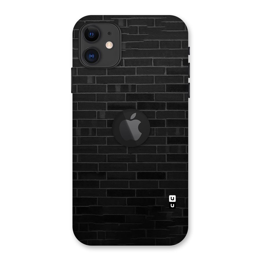 Brick Wall Back Case for iPhone 11 Logo Cut