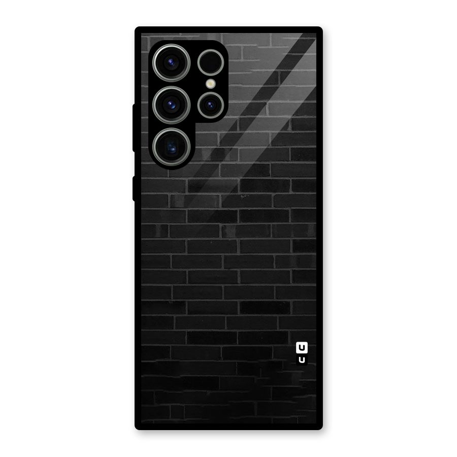 Brick Wall Glass Back Case for Galaxy S23 Ultra