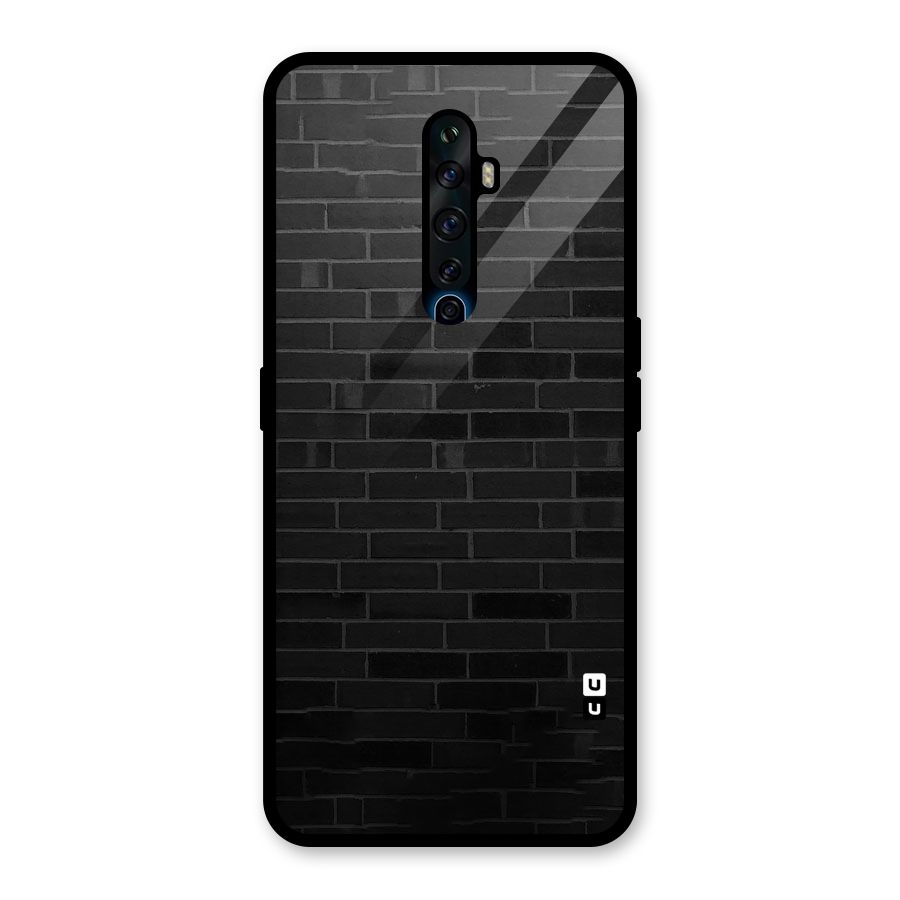 Brick Wall Glass Back Case for Oppo Reno2 F