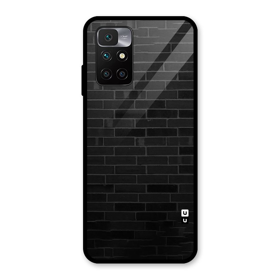 Brick Wall Glass Back Case for Redmi 10 Prime