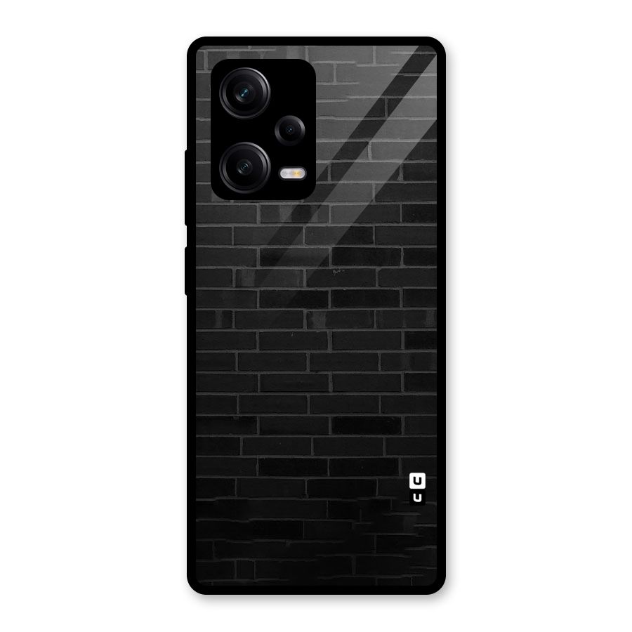 Brick Wall Glass Back Case for Redmi Note 12 Pro