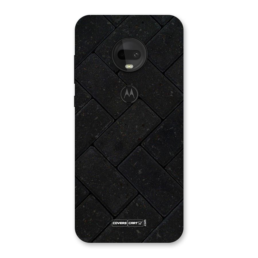 Bricks Pattern Back Case for Moto G7