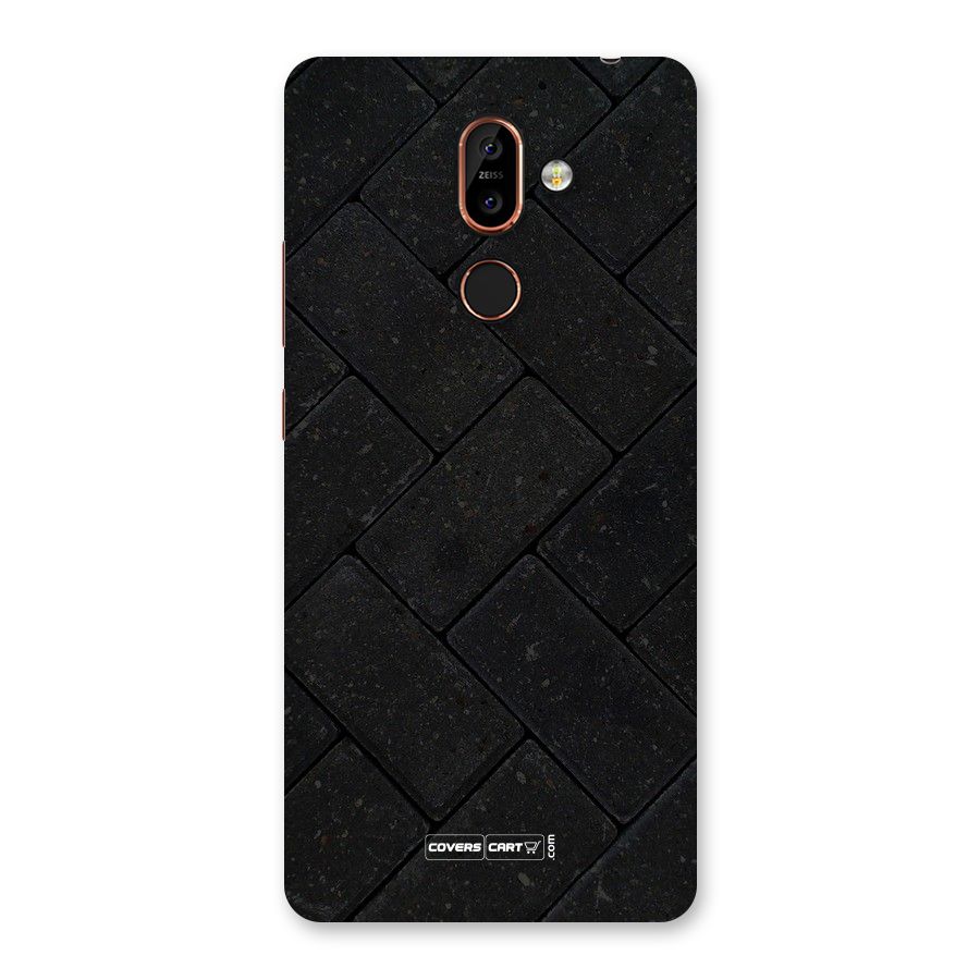 Bricks Pattern Back Case for Nokia 7 Plus