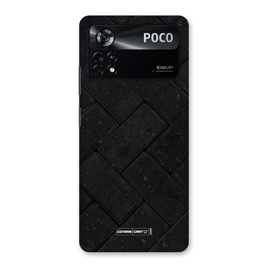 Bricks Pattern Back Case for Poco X4 Pro 5G