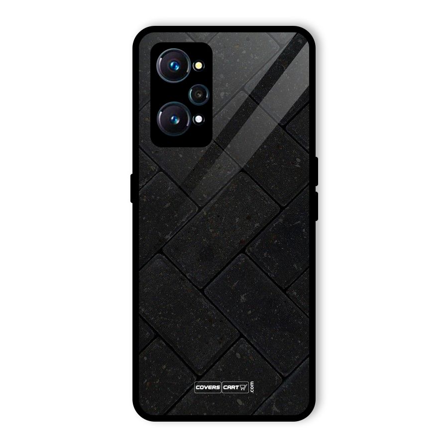 Bricks Pattern Glass Back Case for Realme GT Neo2
