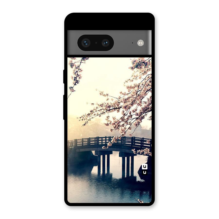 Bridge Blossom Glass Back Case for Google Pixel 7