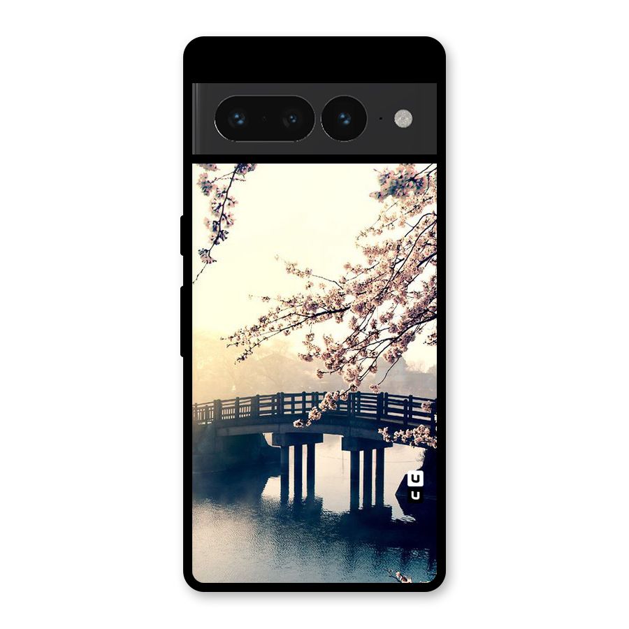 Bridge Blossom Glass Back Case for Google Pixel 7 Pro