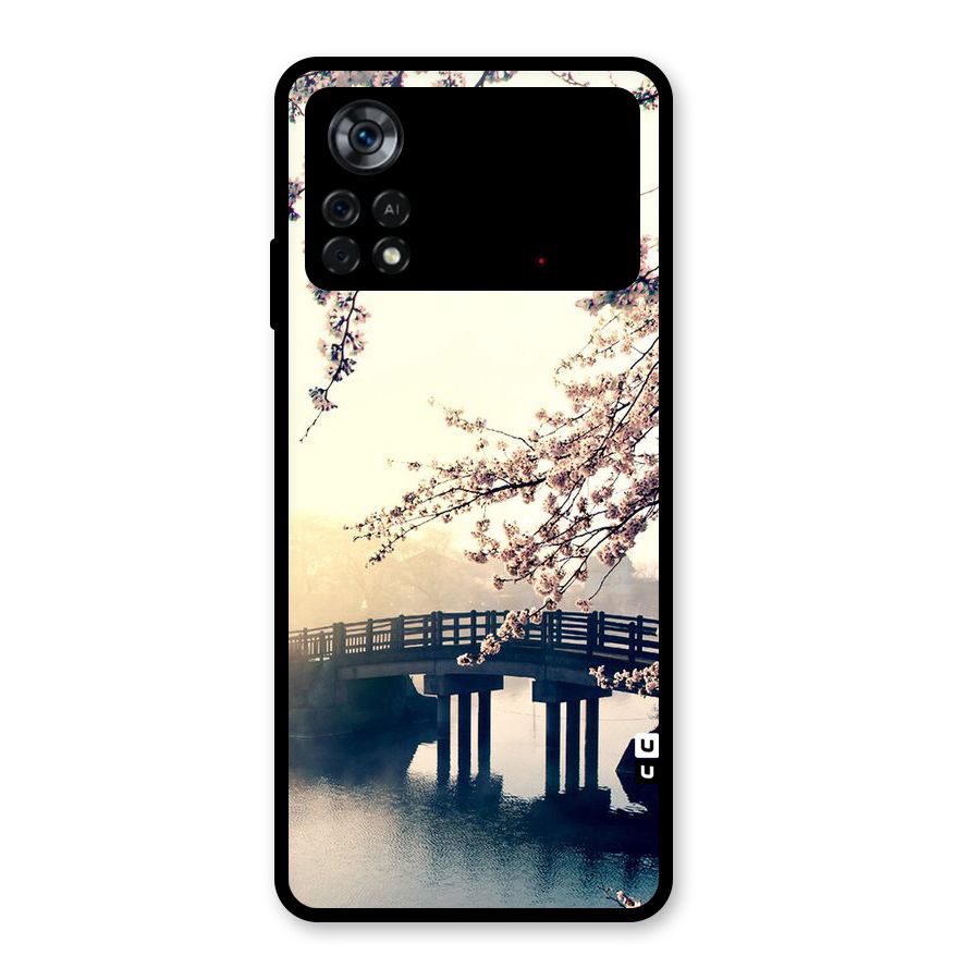 Bridge Blossom Glass Back Case for Poco X4 Pro 5G