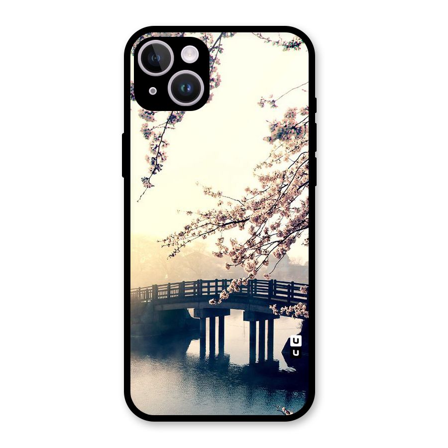 Bridge Blossom Glass Back Case for iPhone 14 Plus