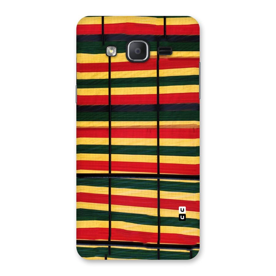 Bright Colors Lines Back Case for Galaxy On7 2015