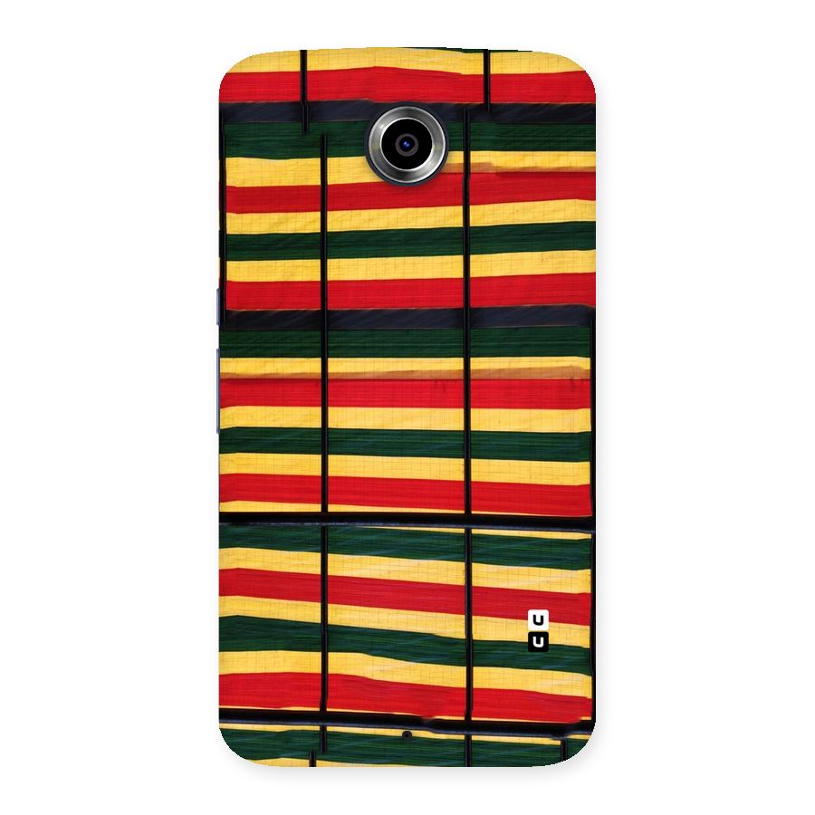 Bright Colors Lines Back Case for Nexsus 6