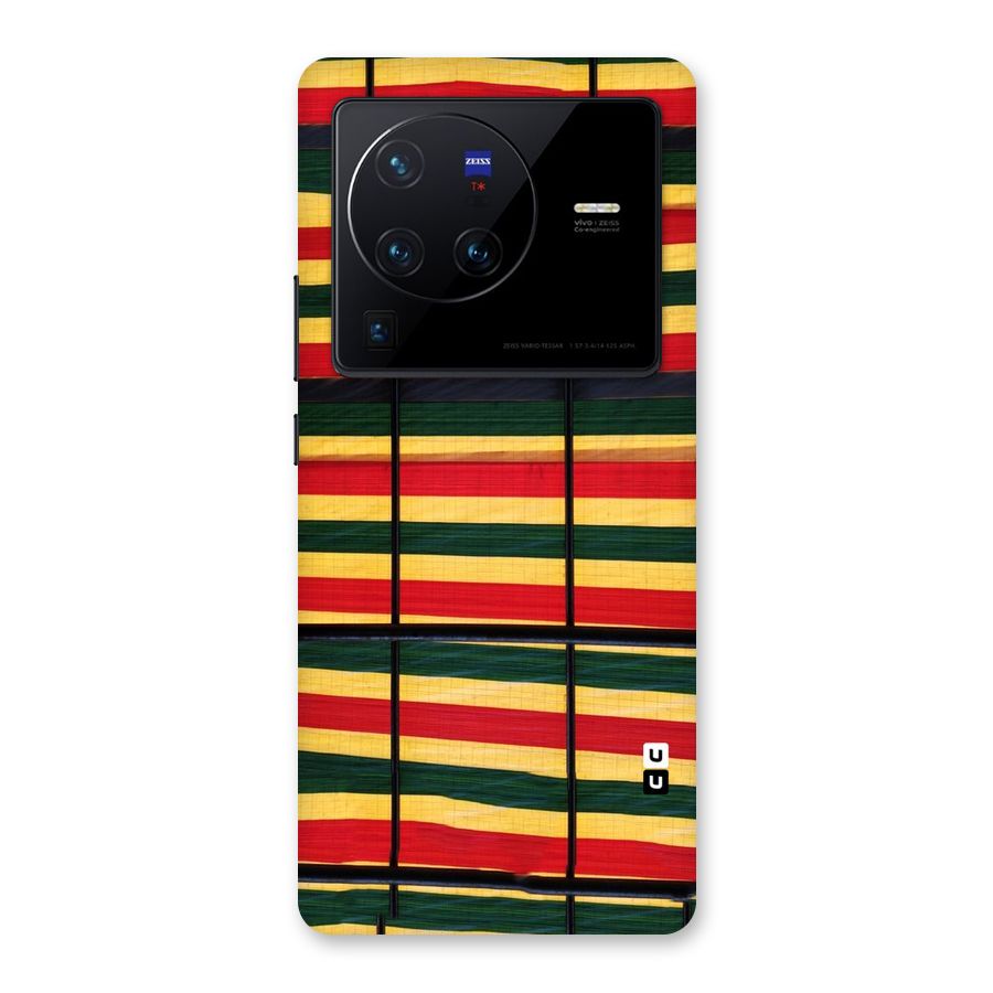 Bright Colors Lines Back Case for Vivo X80 Pro