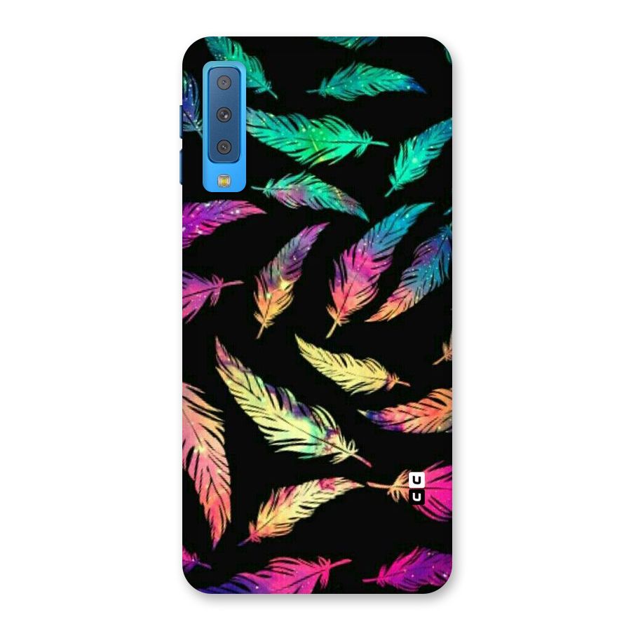 Bright Feathers Back Case for Galaxy A7 (2018)