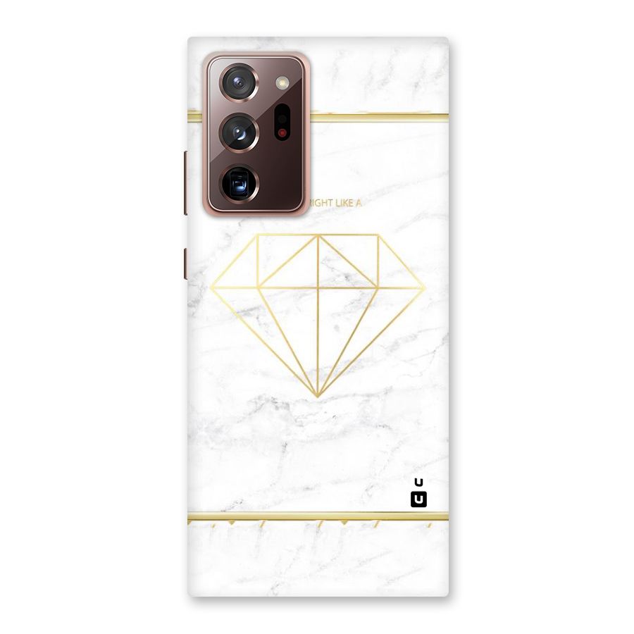 Bright Gold Diamond Back Case for Galaxy Note 20 Ultra