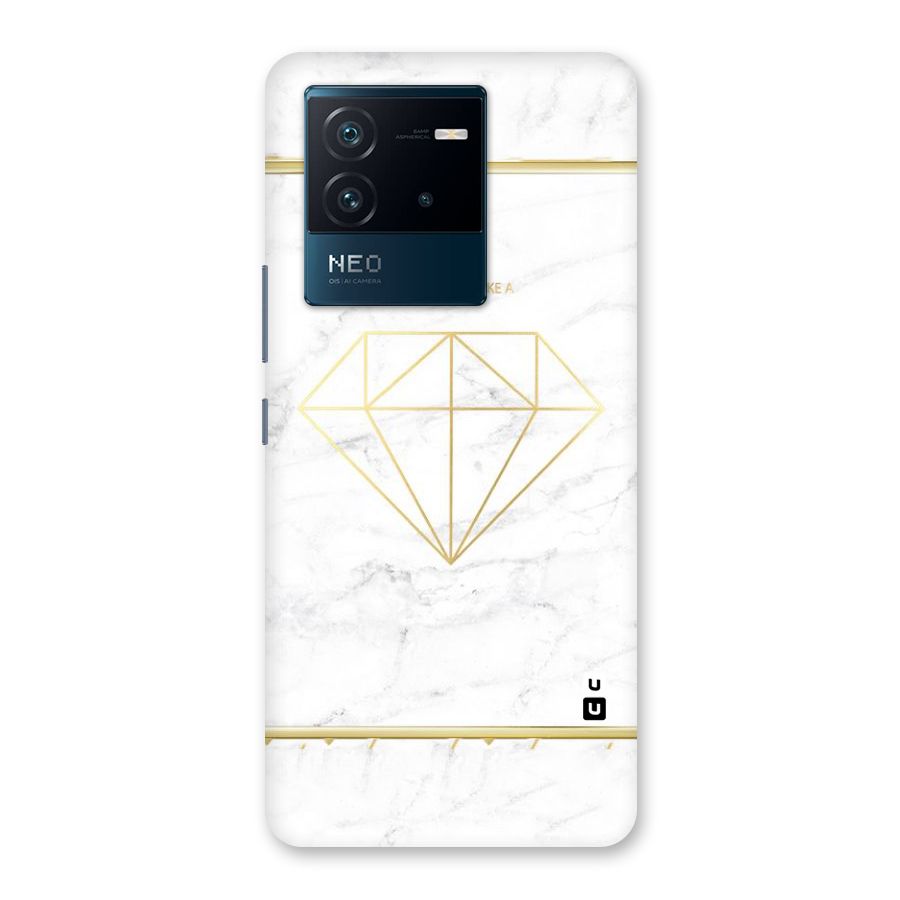 Bright Gold Diamond Back Case for Vivo iQOO Neo 6 5G