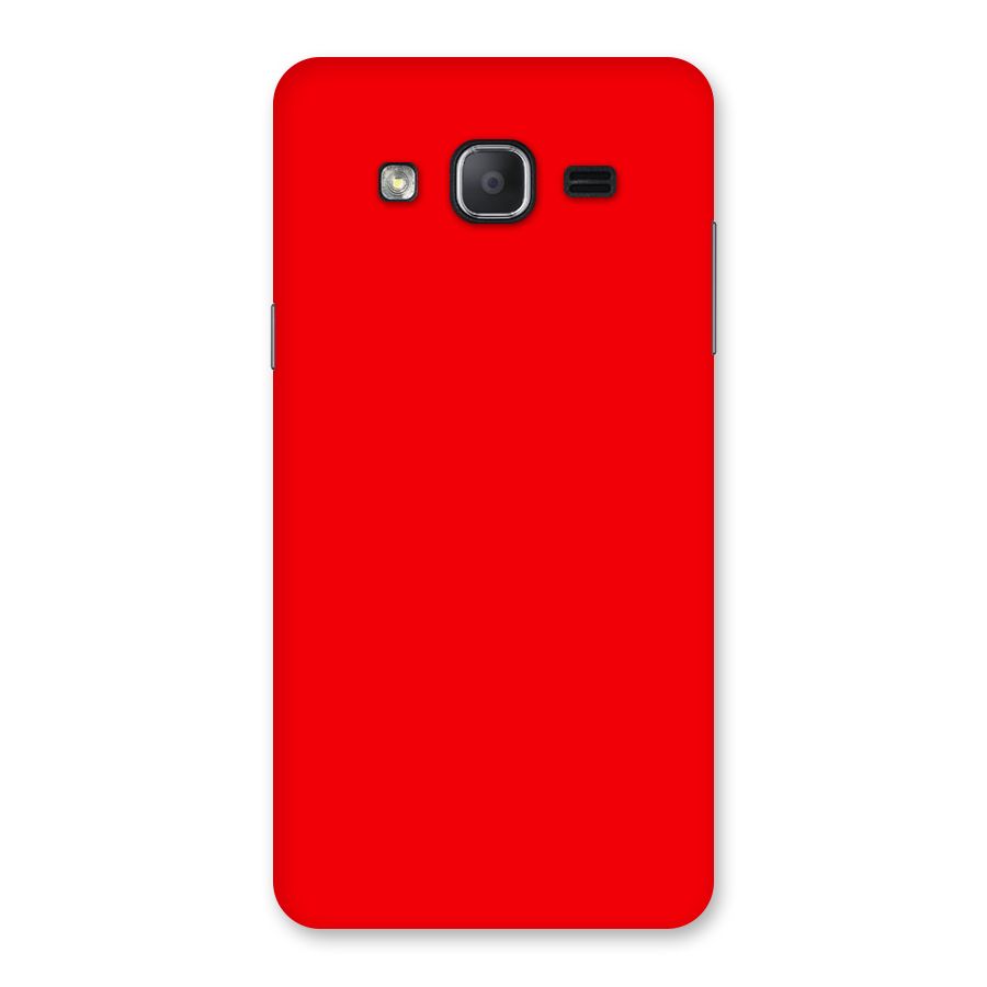 Bright Red Back Case for Galaxy On7 2015