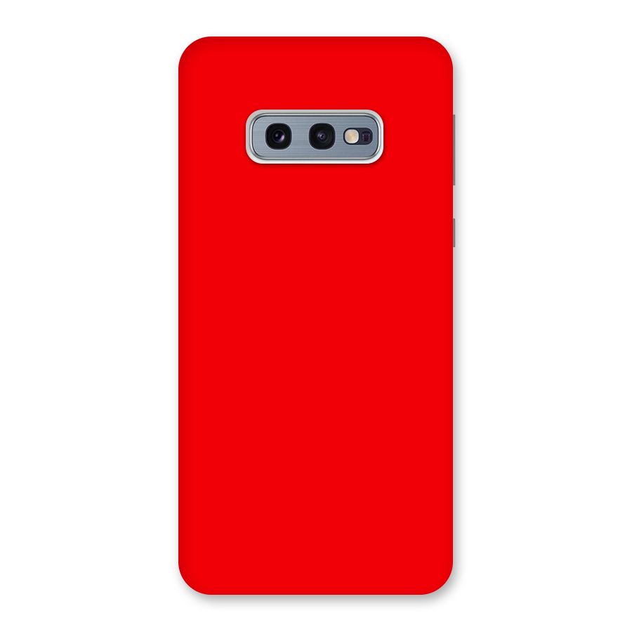 Bright Red Back Case for Galaxy S10e