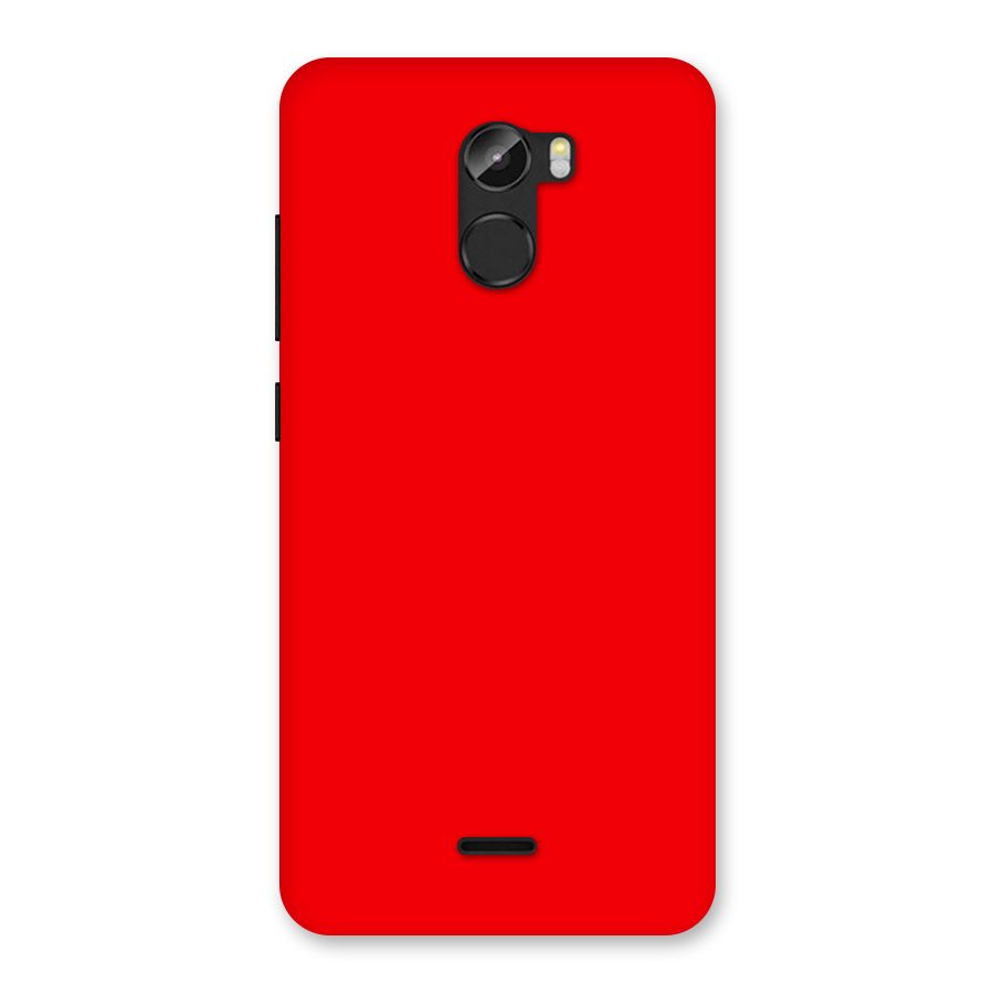 Bright Red Back Case for Gionee X1