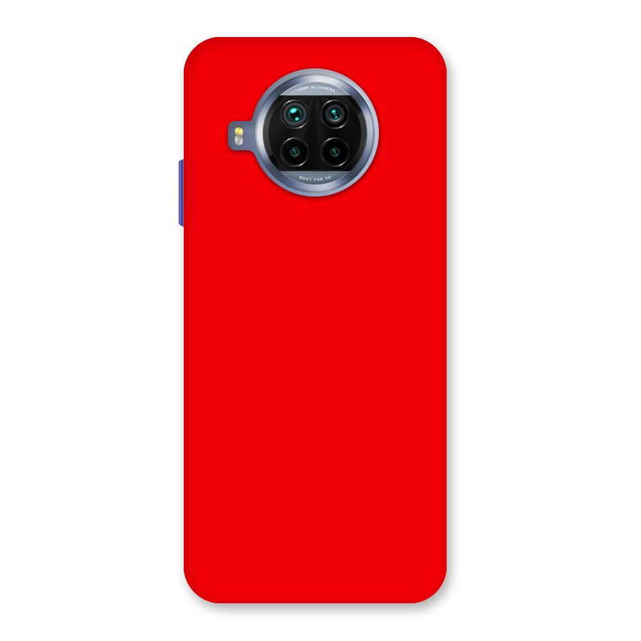 Bright Red Back Case for Mi 10i