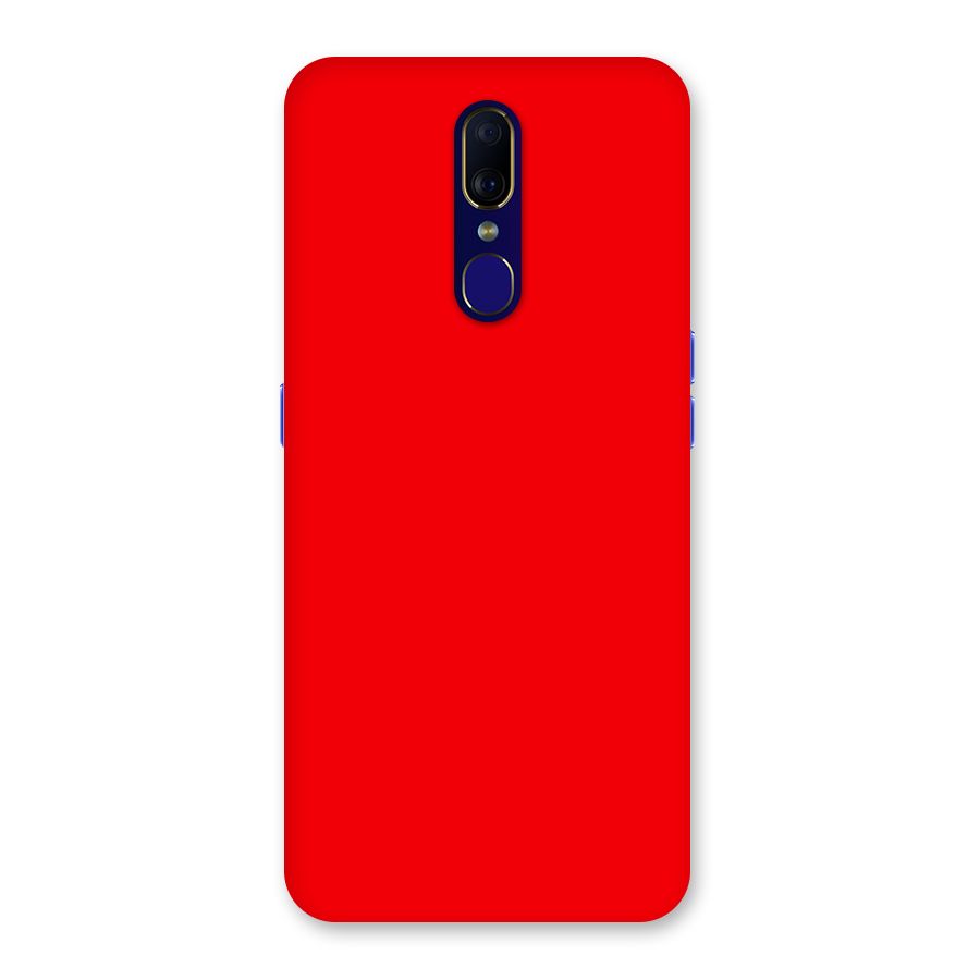 Bright Red Back Case for Oppo F11