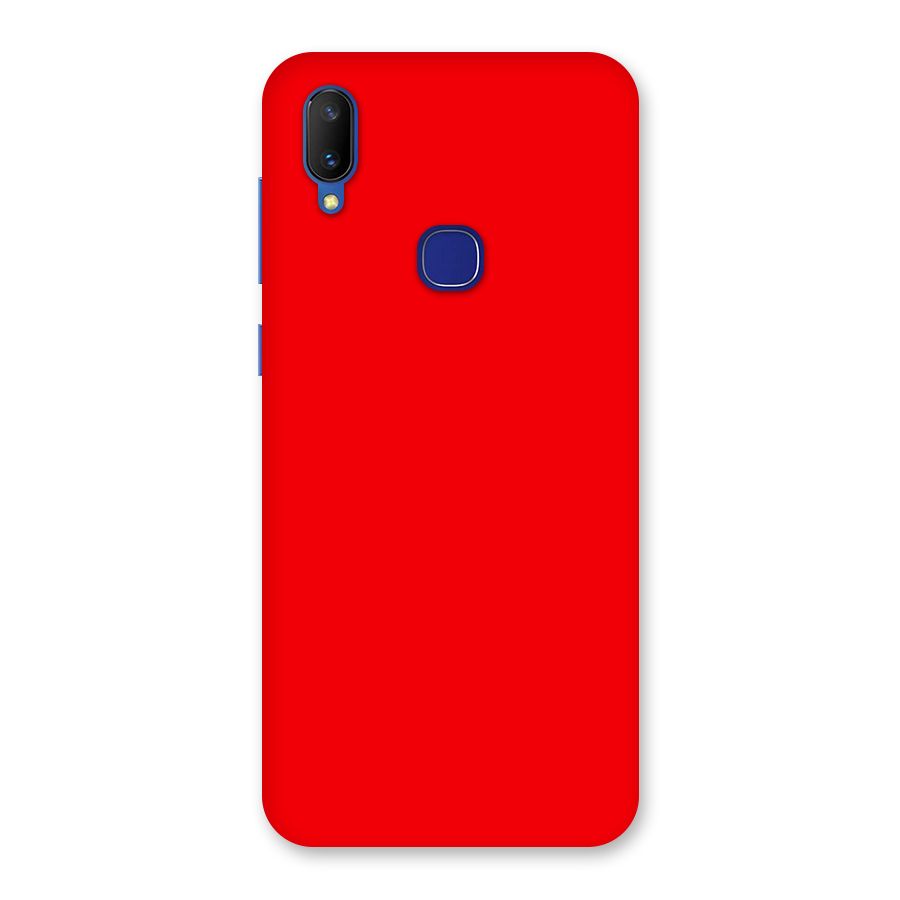 Bright Red Back Case for Vivo V11