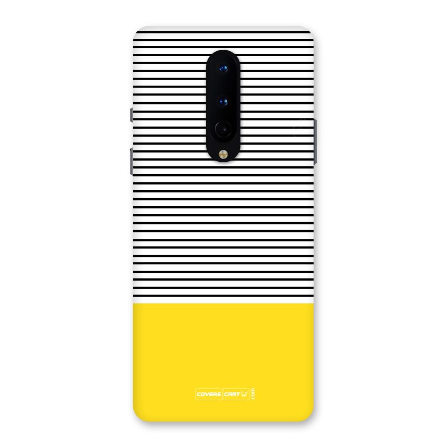 Bright Yellow Stripes Back Case for OnePlus 8