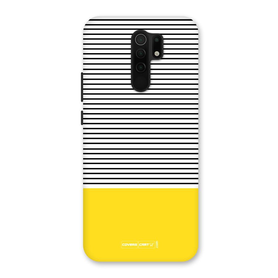 Bright Yellow Stripes Back Case for Poco M2