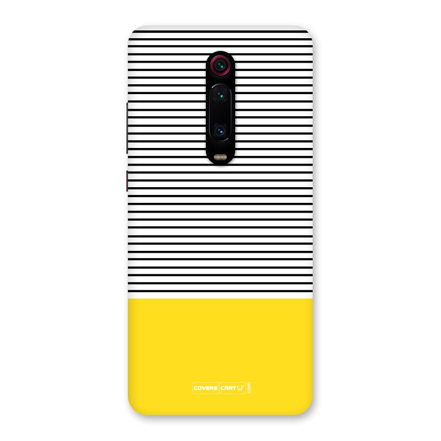 Bright Yellow Stripes Back Case for Redmi K20
