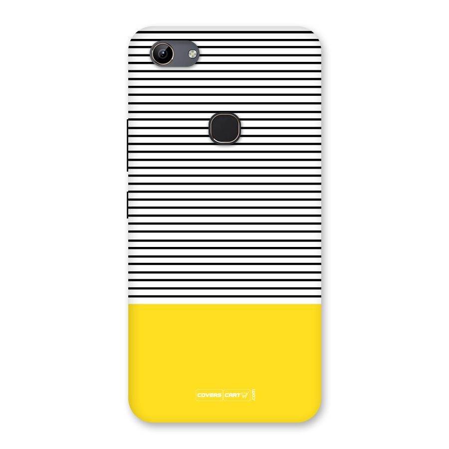Bright Yellow Stripes Back Case for Vivo Y81