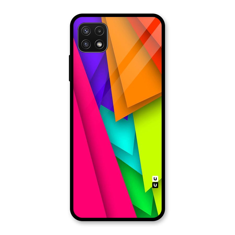 Bring In Colors Glass Back Case for Galaxy A22 5G